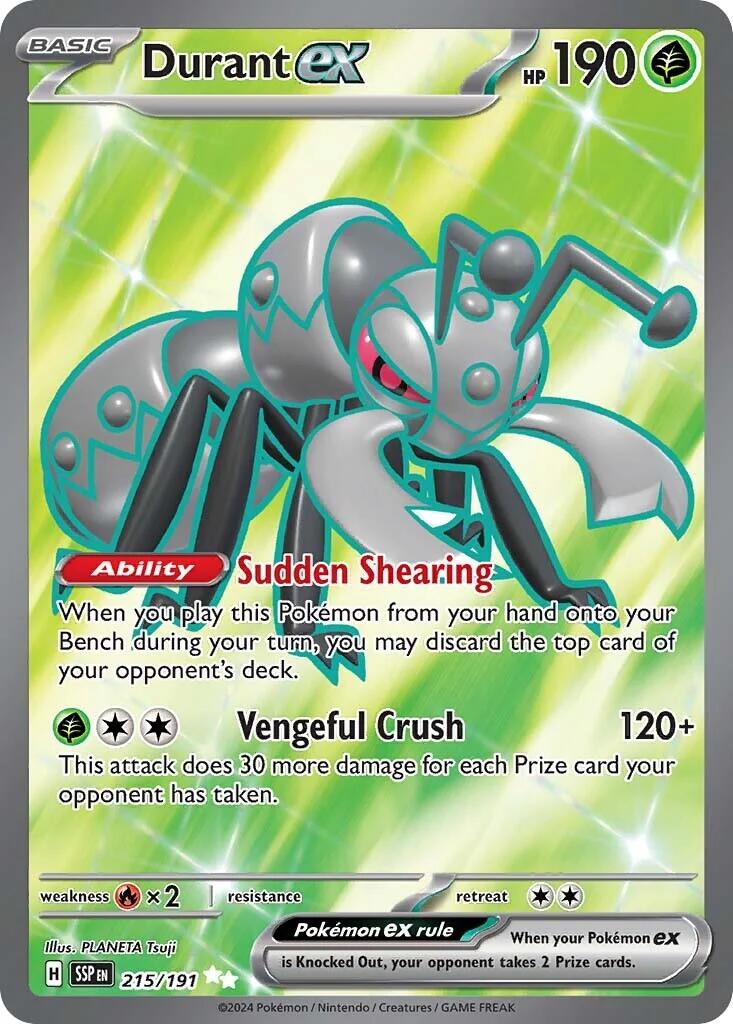 Surging Sparks - 215/191 Durant EX