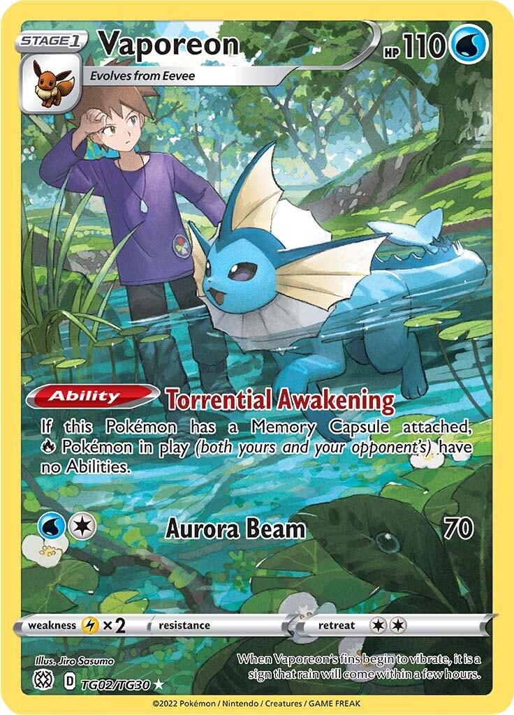 Brilliant Stars - TG02 Vaporeon