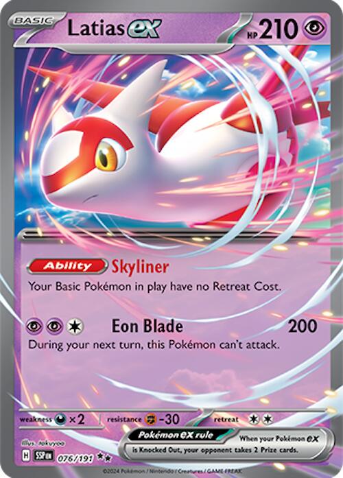 Surging Sparks - 076/191 Latias EX