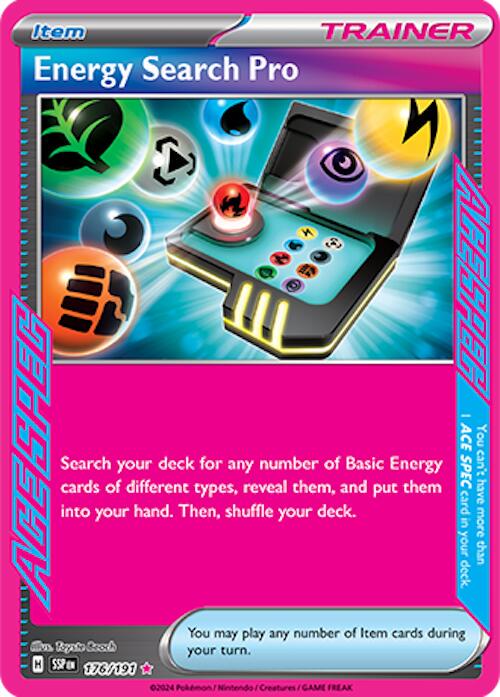 Surging Sparks - 176/191 Energy Search Pro