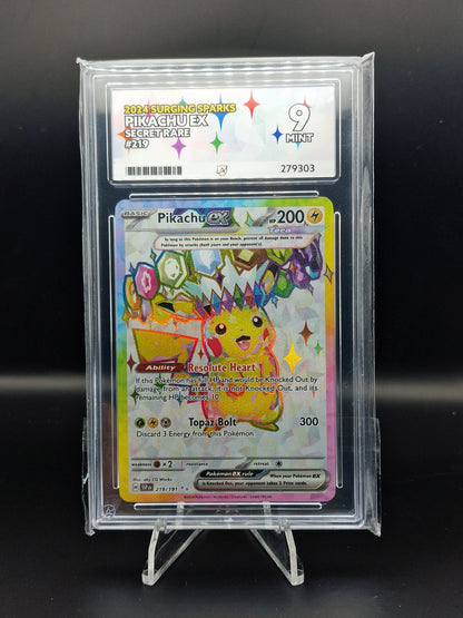 Pikachu Ex - 219/191 - Surging Sparks - ACE 9