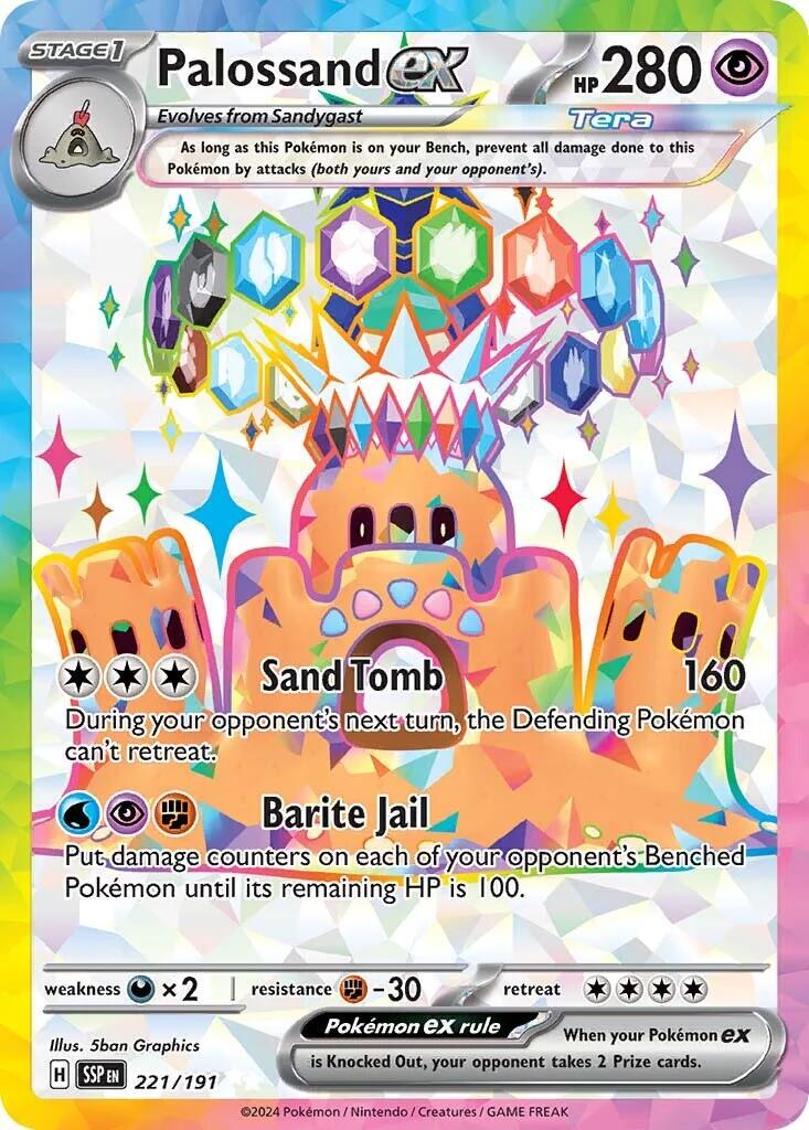 Surging Sparks - 221/191 Palossand EX