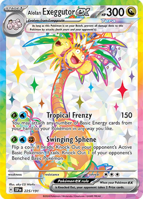 Surging Sparks - 225/191 Alolan Exeggutor EX